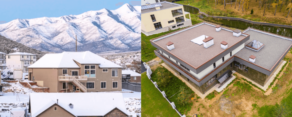 Flat Roofs vs. Sloped Roofs in Northern Nevada Which Holds Up Better Under Snow – Donjamesroofing Flat Roofs vs. Sloped Roofs in Northern Nevada: Which Holds Up Better Under Snow? - Don James Roofing
